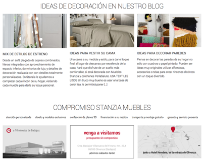 Stanzia Muebles - Furniture website