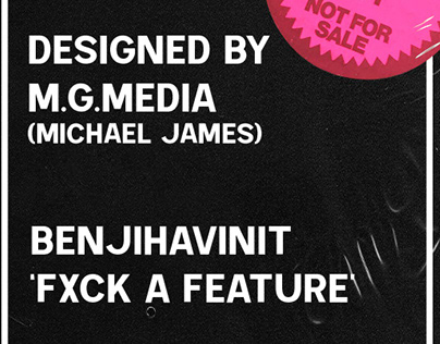 Fxck a Feature cover design - Michael James (M.G.Media)
