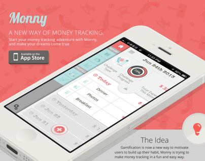 Monny - Track your money in a fun and challenge way
