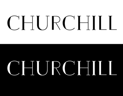 "Churchill" Typography