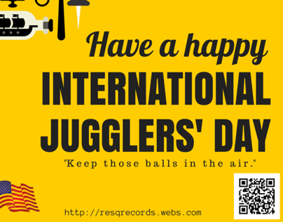 Happy International Jugglers' Day
