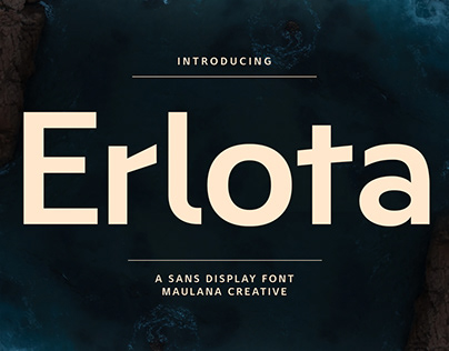 Erlota Sans Display Font