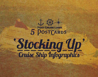 'Stocking Up' 7-Day Cruise Line Infographics