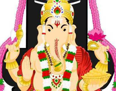 Rotoscoping Art lord Ganesha