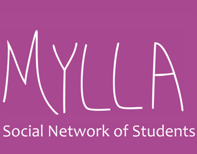 Mylla Social Network of Students, UI/UX Project
