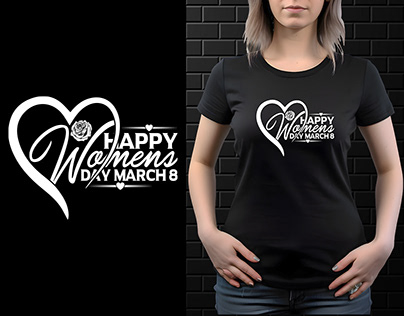 Women's day t-shirt design