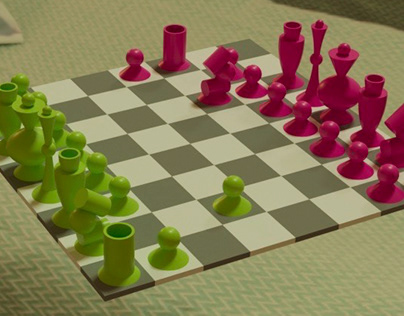 3D model and design of chess