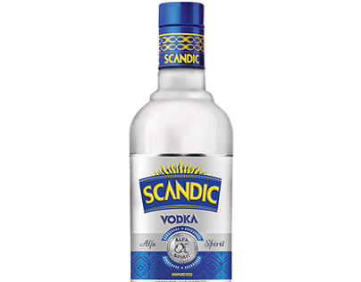Redesign for Scandic vodka