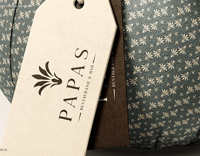 Papas restaurant - Brand identity