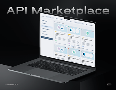 API marketplace | UI/UX | Web design
