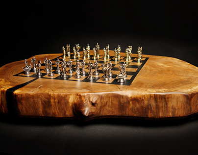 Handmade Chess - product photography