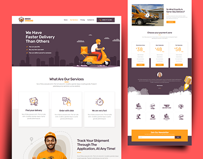 Delivery Services Website