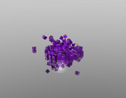 Cinema 4D playing around with cubes