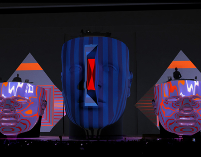 will.i.am European tour projection show