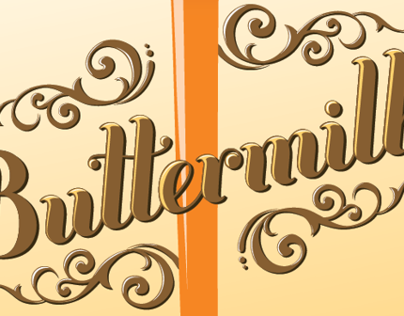 Buttermilk: Font Illustration/ Article