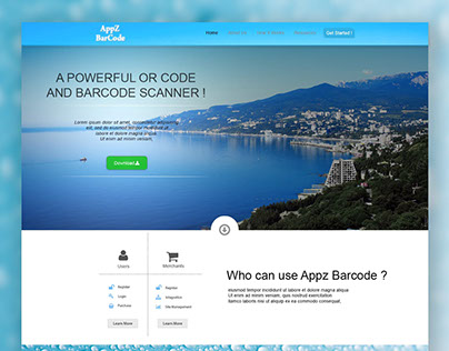 Appz Barcode Website Design By CREATIVE R.J.