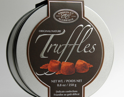 Chocolate Truffles Tin Sleeve
