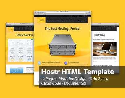 Hostr - HTML Template