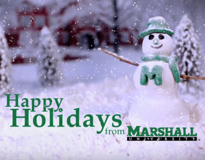 Animated Snowman Holiday Card