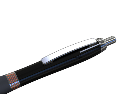 Smooth Grip Hourglass Rollerball Pen Design