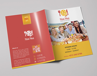 Pizza Place Bifold Brochure