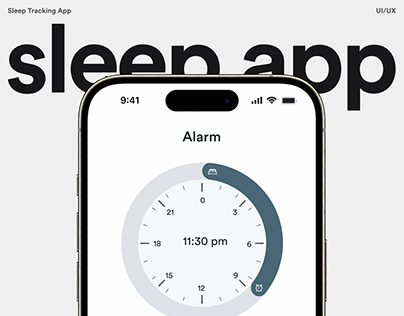 Sleep App | UI/UX Design case