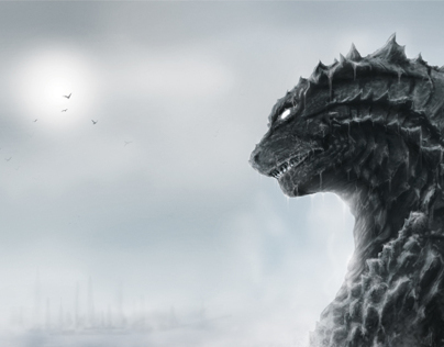 "The Calm" Godzilla 2014 Poster Submission