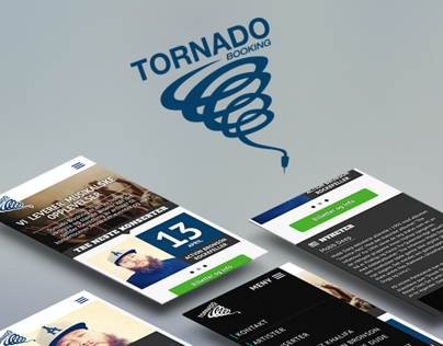 Tornado Booking webdesign