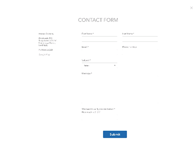 Simple Contact form Design