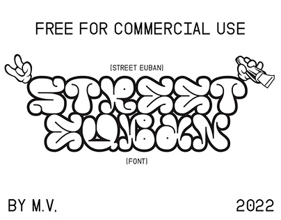 street euban free font