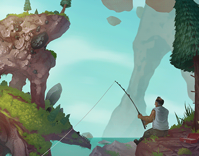Environment Concept: Fishing for Solitude