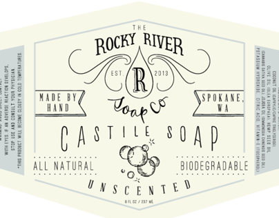 RRSC Castile Soap Label
