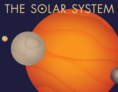 THE SOLAR SYSTEM infographic