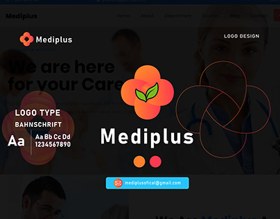 Mediplus - Blockchain Logo Brand Identity Design