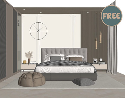6302. Free Sketchup Bedroom Models Download