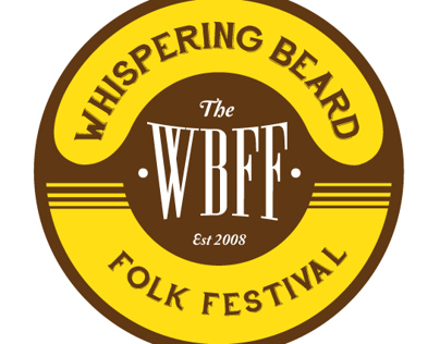Whispering Beard Folk Festival Logo and Web Design
