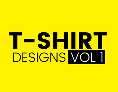 T-shirt designs collection -Volume1