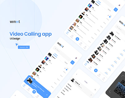 Video Calling App UI design