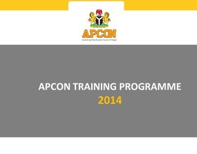 2014 APCON TRAINING PROGRAMMES (Annual)