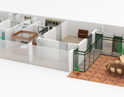 3D Plan of Working Space