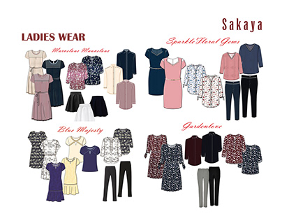 Fashion Illustrations for Sakaya