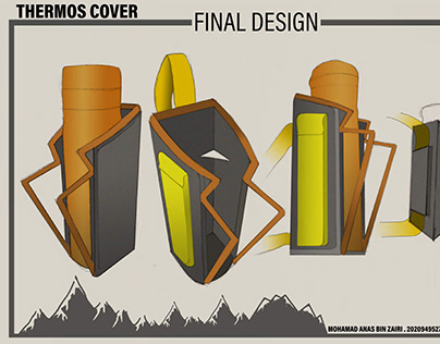 Thermos Bottle Cover for Hikers