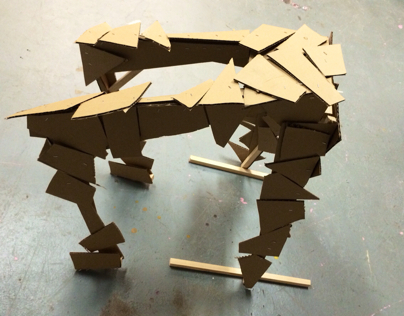 Cardboard Sculpture 2