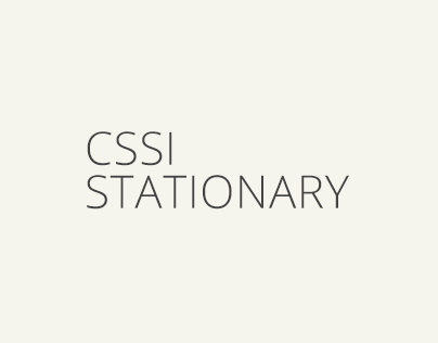 CSSI Projects - Stationary
