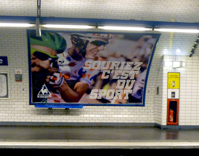 Le Coq Sportif campagne d'affichage