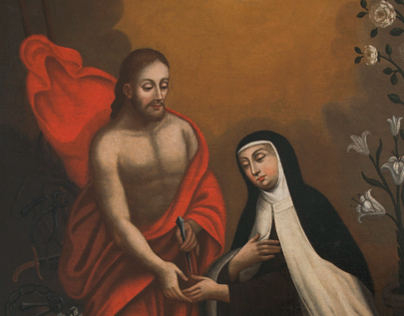 Mystical marriage of St. Teresa - restoration.