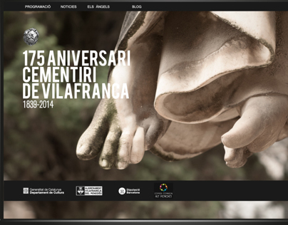 Web "175 aniversari cementiri de Vilafranca"