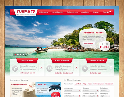 Ruefa.at Webrelaunch | Travel, Tourism