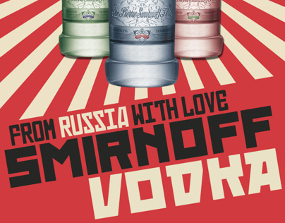 Russian Constructivism || Vodka Advertisement
