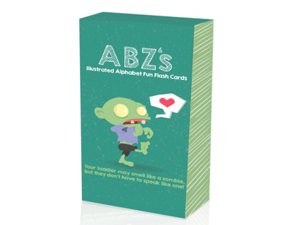 ABZ's Illustrated Alphabet Flash Cards
